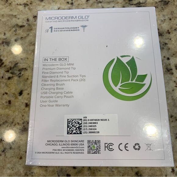 Microderm GLO Gray Mini Diamond Microdermabrasion Advanced Facial System - Picture 2 of 3